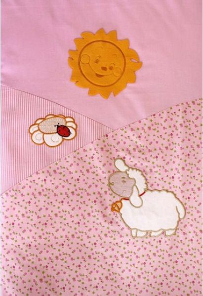 Постельное белье ЗОЛОТОЙ ГУСЬ Веселые овечки (7 предметов) (фото, вид 3)