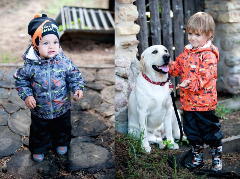 REIKE Комплект для мальчика (куртка+полукомбинезон) safari orange (фото, вид 6)
