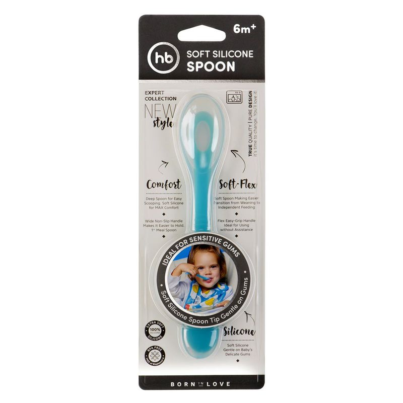 HAPPY BABY   SOFT SILICONE SPOON (,  3)