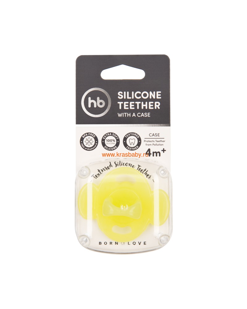  HAPPY BABY SILICONE TEETHER IN CASE (  ) (,  3)