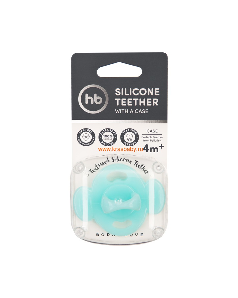 HAPPY BABY SILICONE TEETHER IN CASE (  ) (,  5)