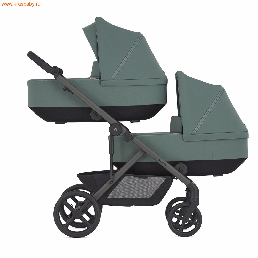 Коляска для двойни ANEX MODU 2 в 1 (вид 2) Коляска для двойни ANEX MODU 2 в 1 (фото, вид 2)