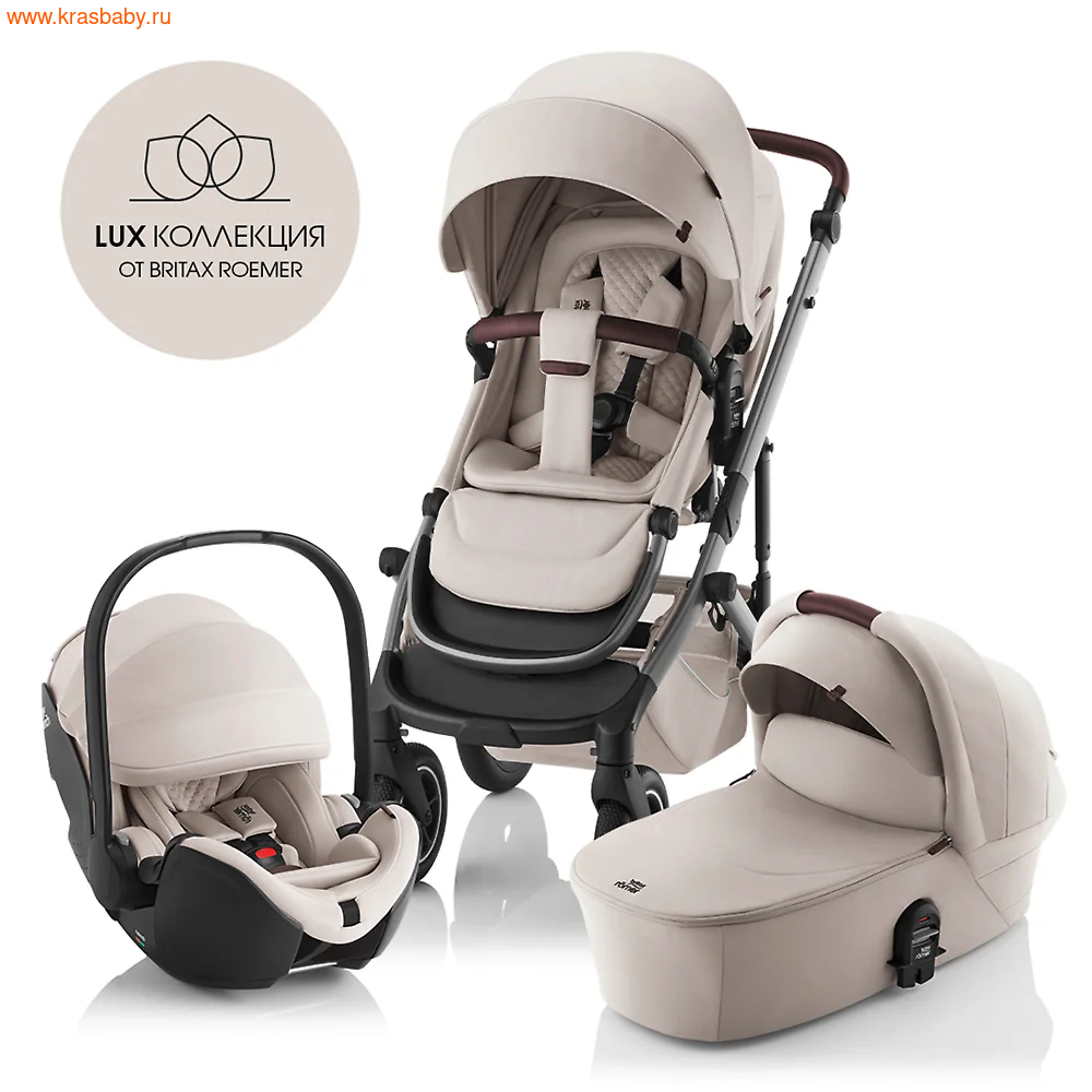 ������� ��������� BRITAX ROEMER SMILE 5Z + BABY-SAFE PRO BLACK - 3 � 1 ���� SOFT TAUPE (����, ��� 1)
