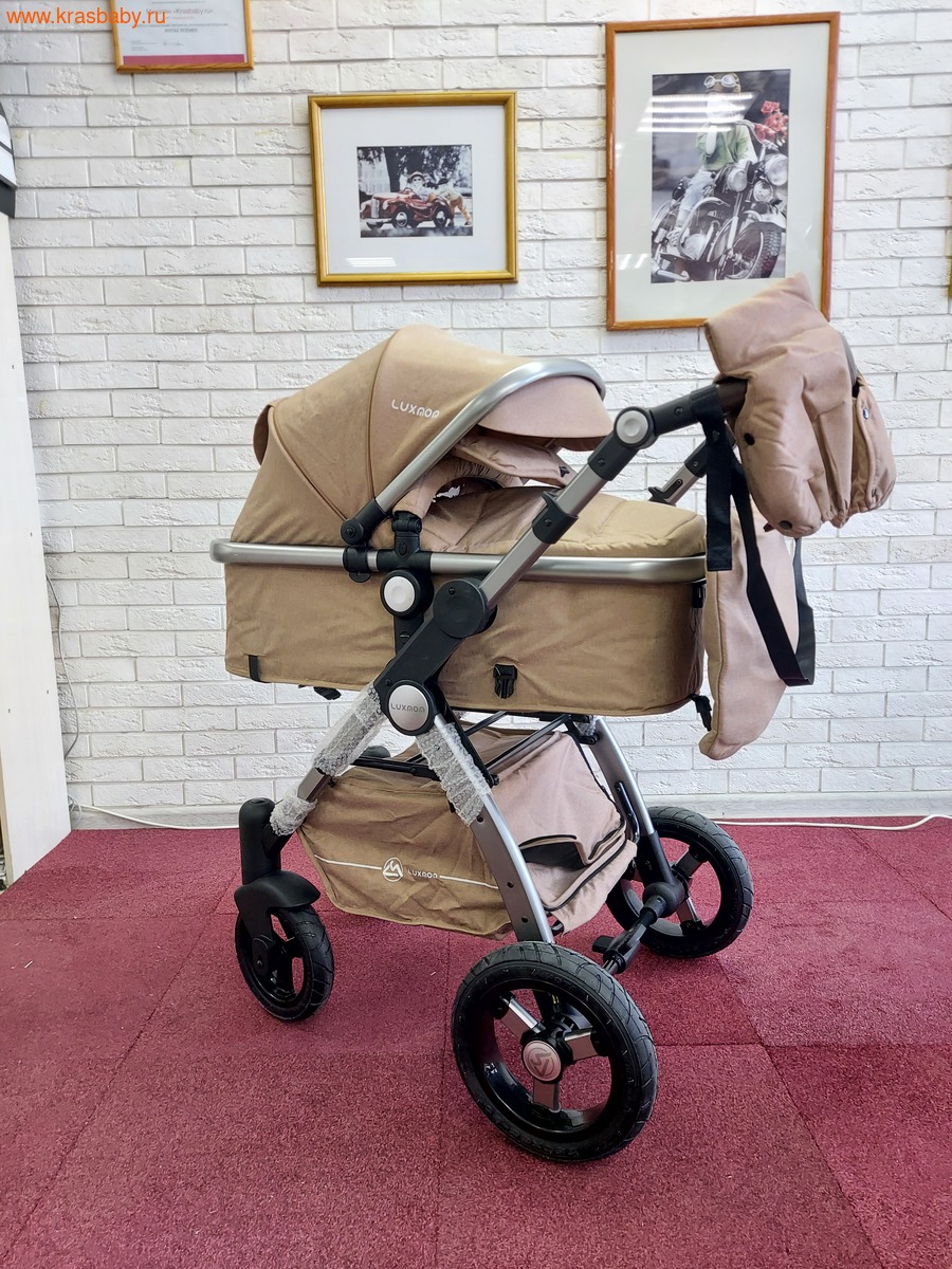 Коляска-трансформер LUXMOM 600G 3 в 1 (пневмо колеса) (вид 8) Коляска-трансформер LUXMOM 600G 3 в 1 (пневмо колеса) (фото, вид 8)