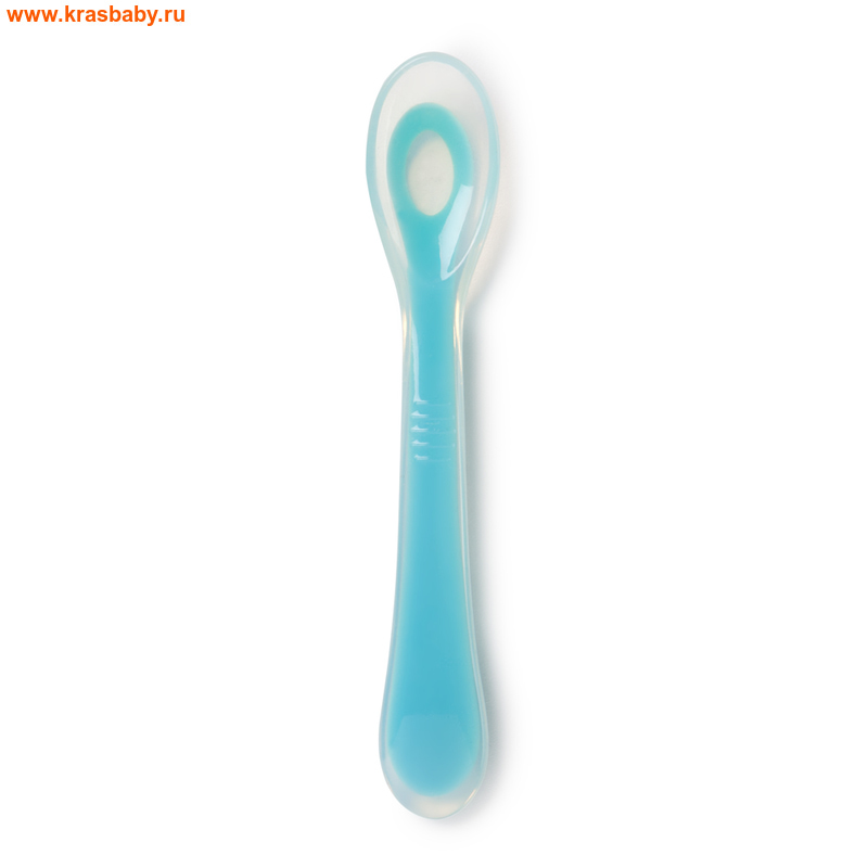 HAPPY BABY   SOFT SILICONE SPOON ()