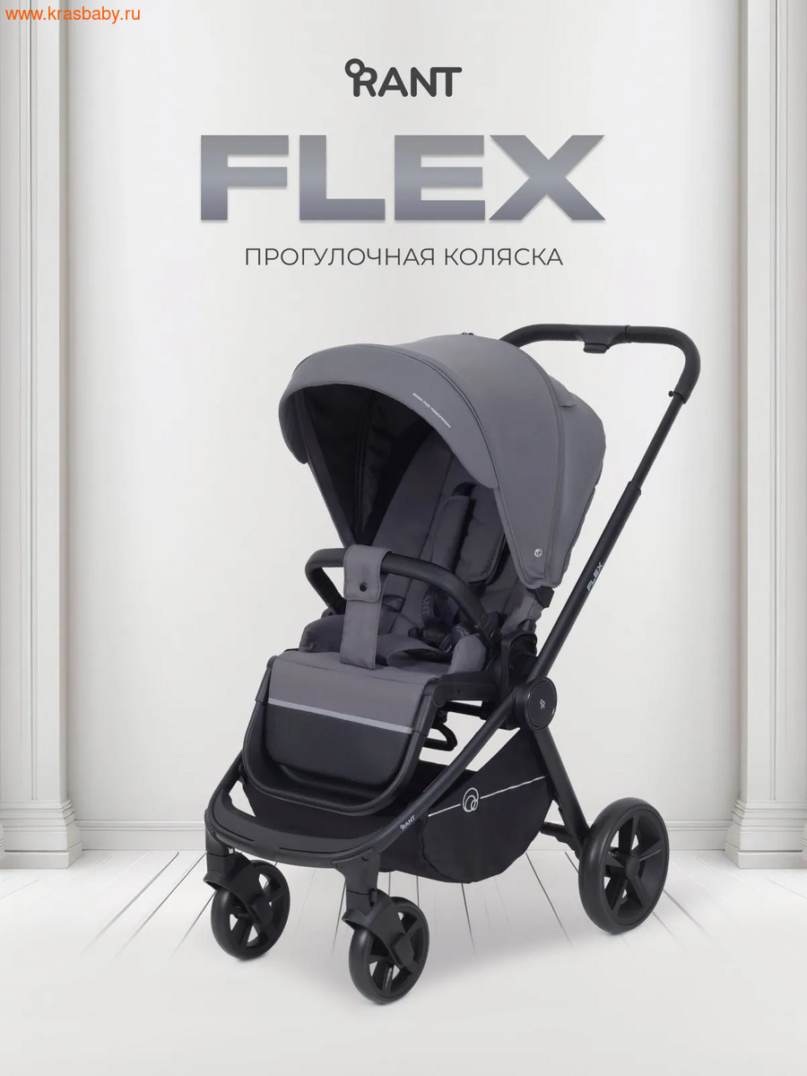Коляска прогулочная с реверсивным блоком RANT FLEX Коляска прогулочная с реверсивным блоком RANT FLEX (фото)