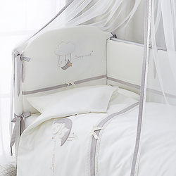 Постельное белье PERINA Комплект в кроватку Bonne Nuit из сатина (6 предметов)
