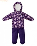 REIKE Комплект для девочки (куртка+полукомбинезон) owls violet